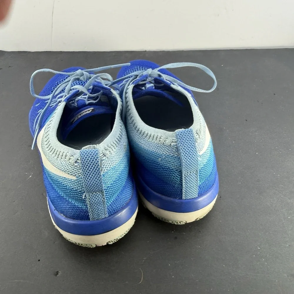 Nike Free TR Focus Flyknit Women's 11 Blue Running Training Shoes 844817-401 - Picture 2 of 14